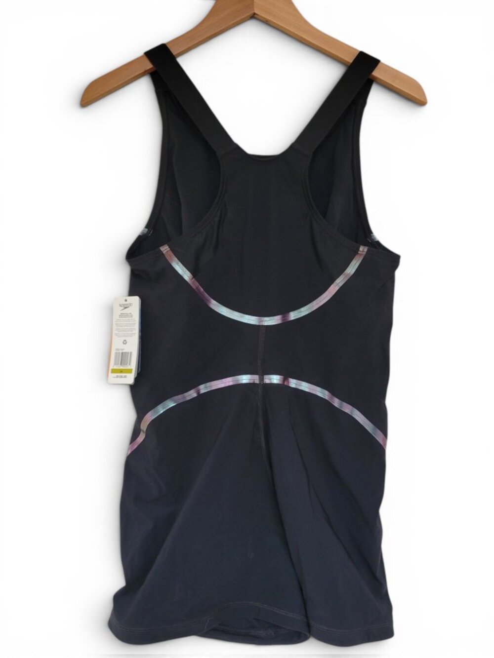 Speedo Power Plus LZR One Piece Legsuit Swimsuit in Black - Picture 3 of 16